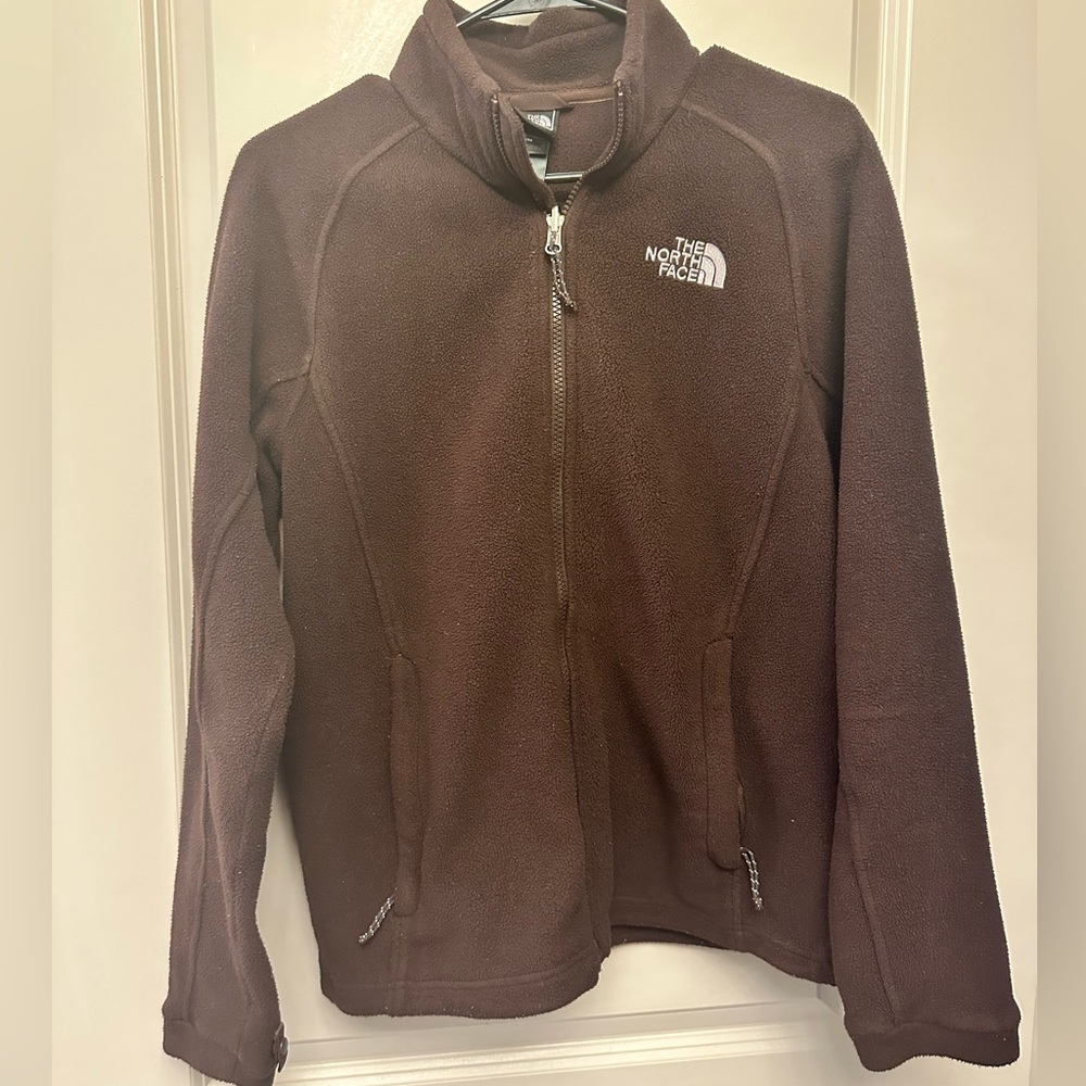 Women’s Brown Northface Jacket with Zipper